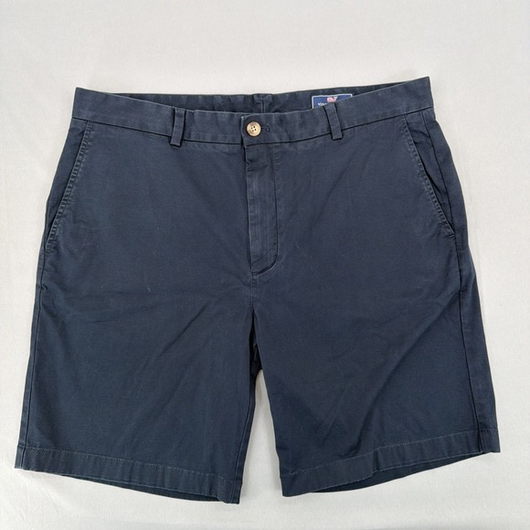 Vineyard Vines Other - Vineyard Vines Men's OTG On-The-Go Performance Shorts 38 Blue Stretch Chino